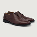 Grigioson Brogues Oxford Marrone Rossiccio Scarpe in pelle da Uomo