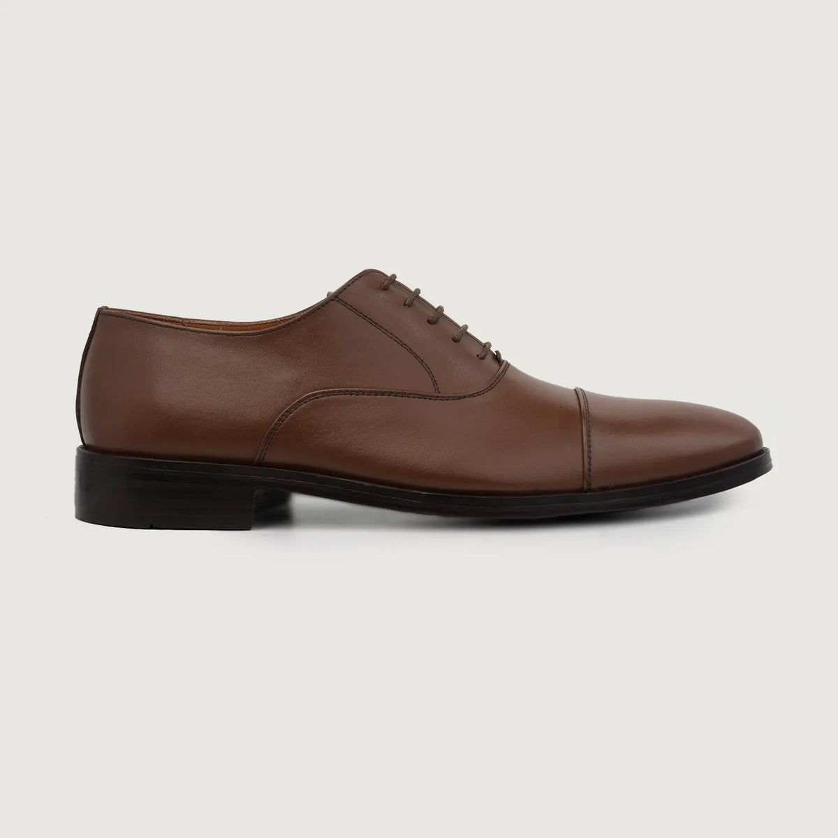 Brown Full-Grain leather Shoes - Costruzione Goodyear a guardolo & dettaglio puntale