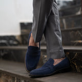 Styled On-Foot Perspective Demonstrating Ankle Fit & Silhouette on Model