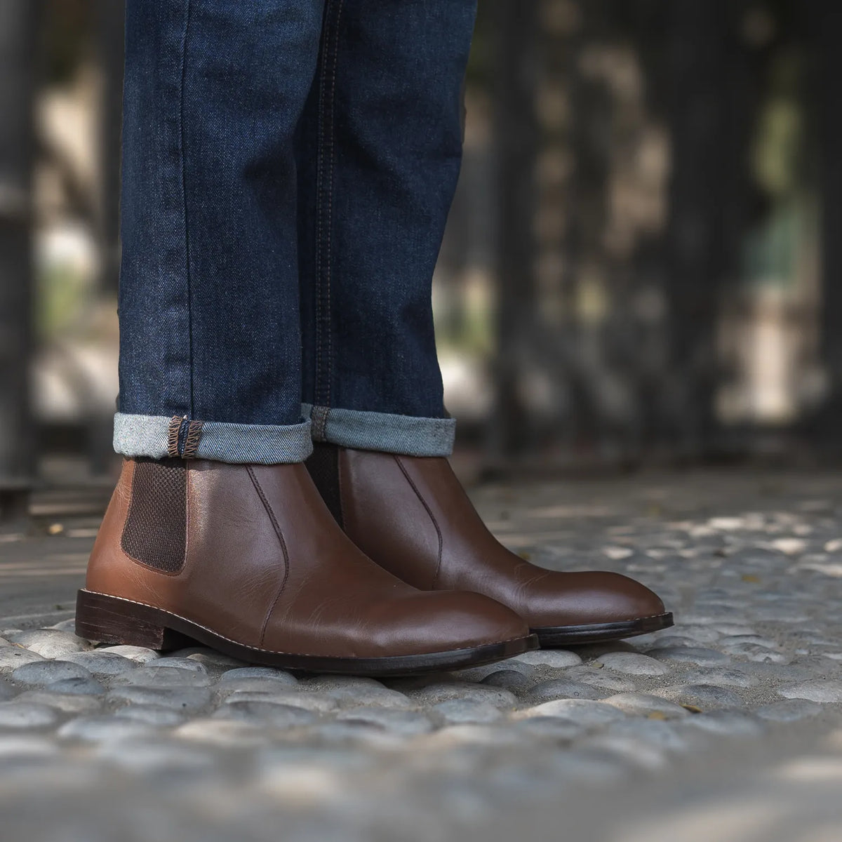 Orlaven Clarkson Chelsea Marrone Stivali in pelle da Uomo footwear image 9