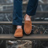 Orlaven Baxton Brown Suede Leather Loafers footwear image 9