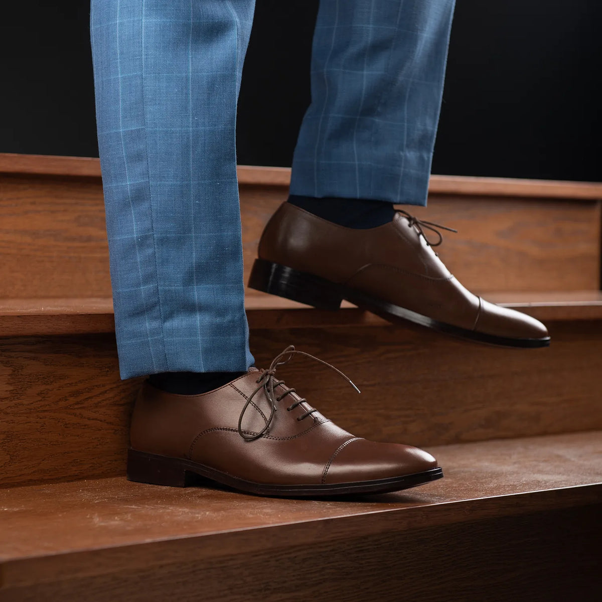 Orlaven Professor Oxford Marrone Scarpe in pelle da Uomo footwear image 9