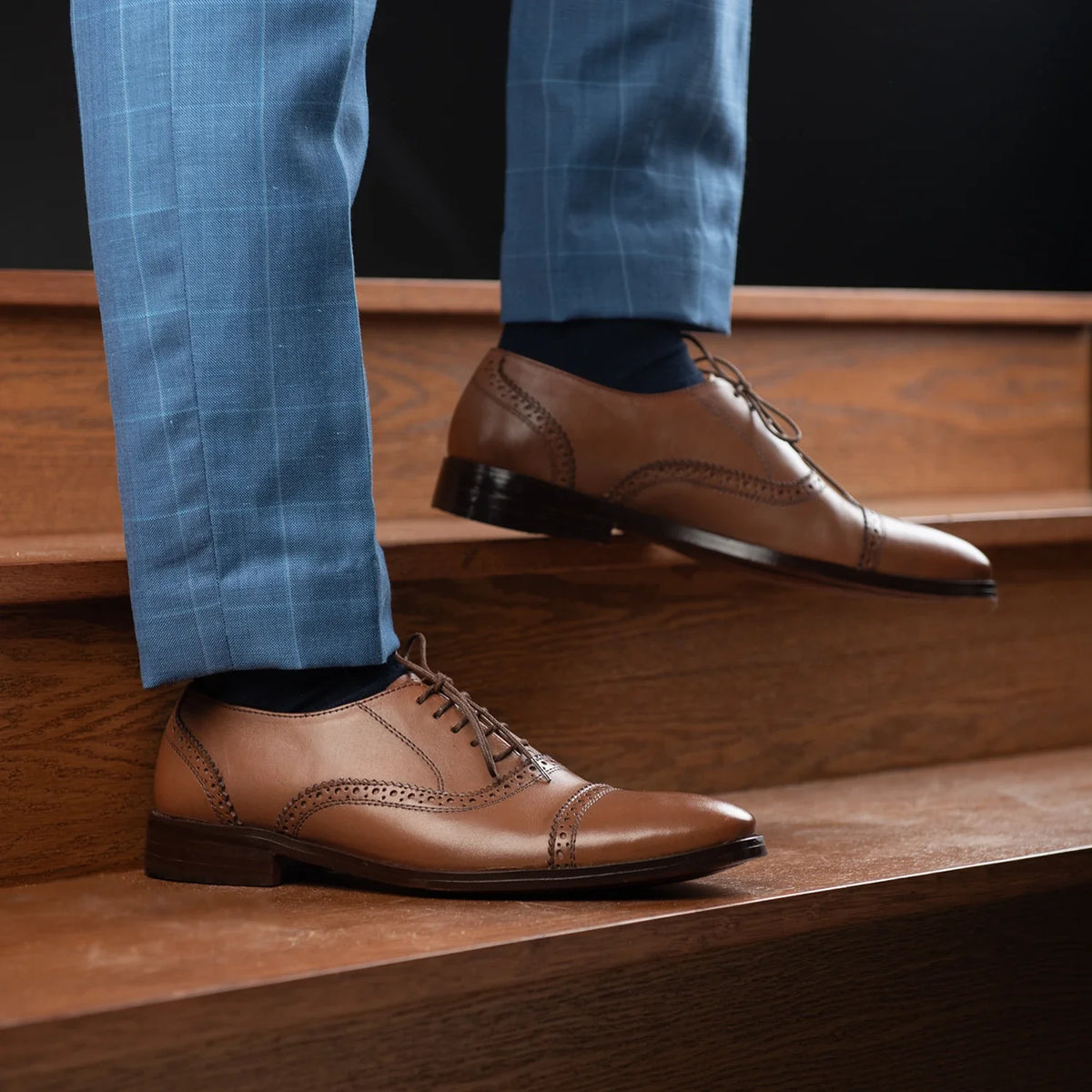 Orlaven Grigioson Brogues Oxford Cuoio Scarpe in pelle da Uomo footwear image 10