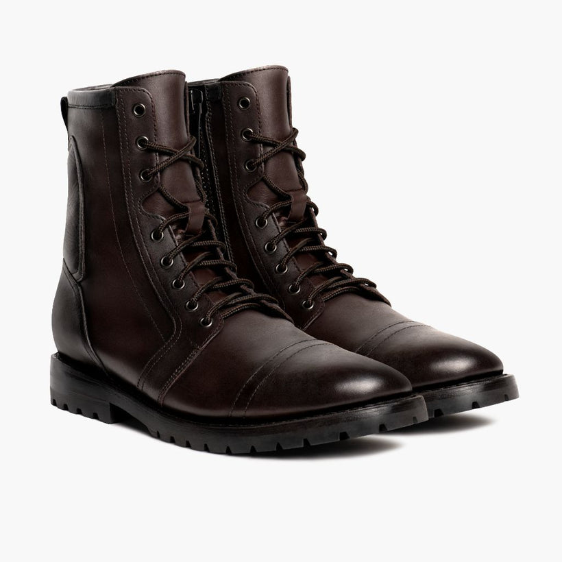 Casa Moto Old English Leather Boots da Uomo