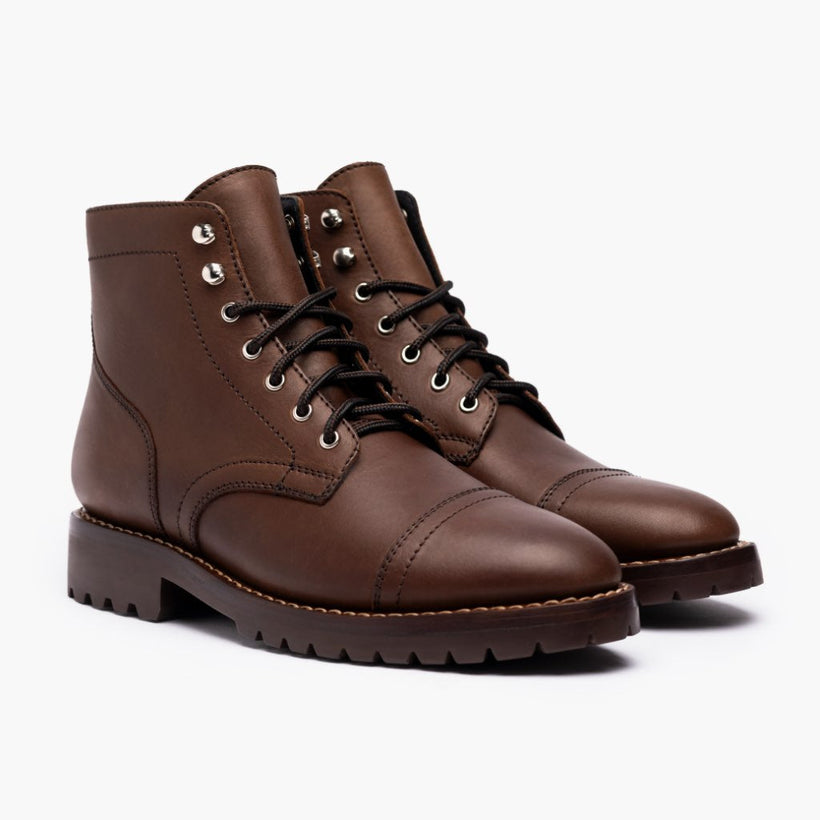 Captain StormKing® Whiskey Leather Boots da Uomo