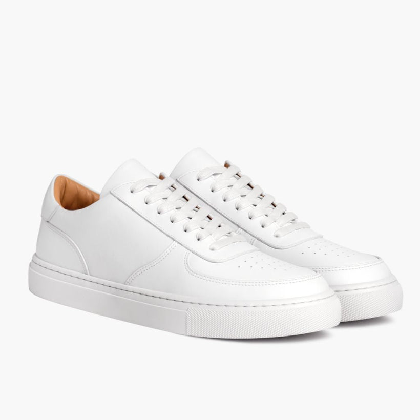 Court Bianco Leather Sneakers da Donna