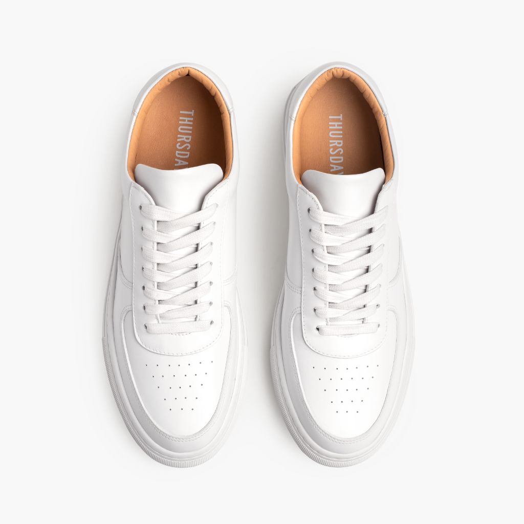 Court Toffee x Off-White Leather Sneakers - Contrafforte tallone rinforzato & doppie cuciture di precisione