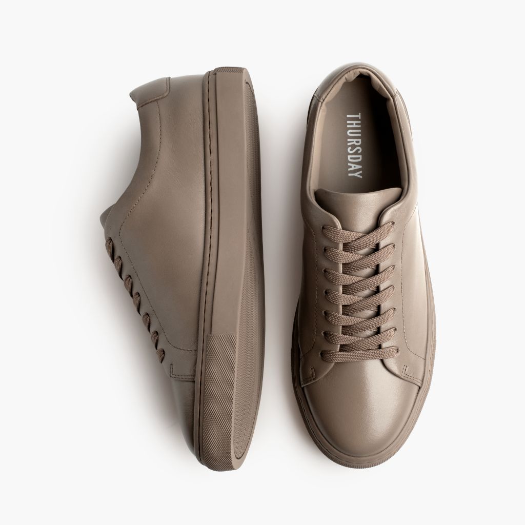 Encore Forest Leather Sneakers - Contrafforte tallone rinforzato & doppie cuciture di precisione