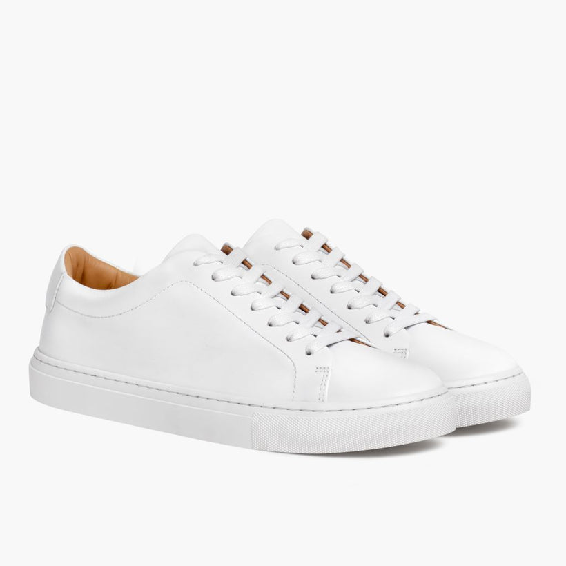 Encore Bianco Leather Sneakers da Uomo
