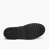 High-Traction Rubber Outsole & Lug Tread Pattern on Hero Black Leather Boots