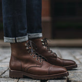 Cushioned Leather Insole & Ergonomic Arch Support Construction Detail