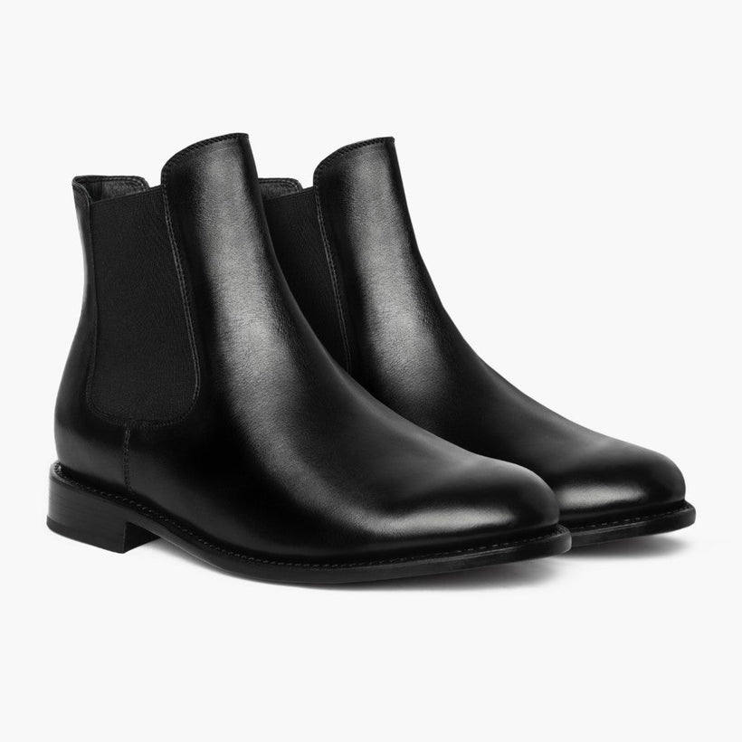 Cavalier Nero Leather Boots da Uomo