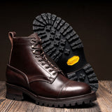 Authentic Full-Grain Leather Grain Depth & Pull-Up Patina Texture Detail
