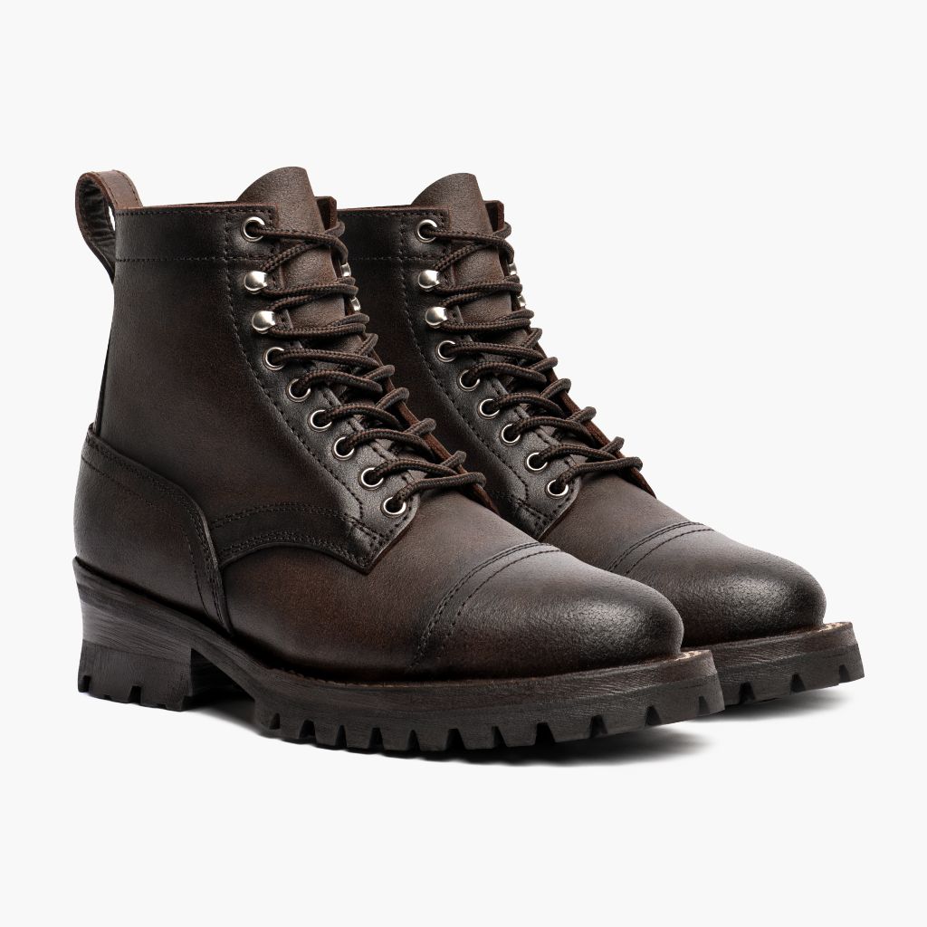 Challenger Canyon Stivali in pelle da Uomo in Classic Full-Grain Leather - Vista laterale | Acquista online