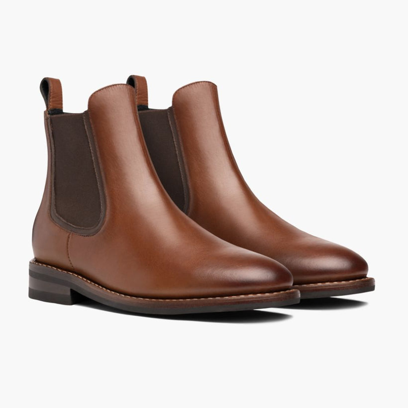 Duke Brandy Leather Boots da Uomo