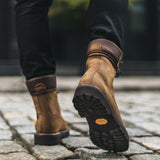Styled On-Foot Perspective Demonstrating Ankle Fit & Silhouette on Model