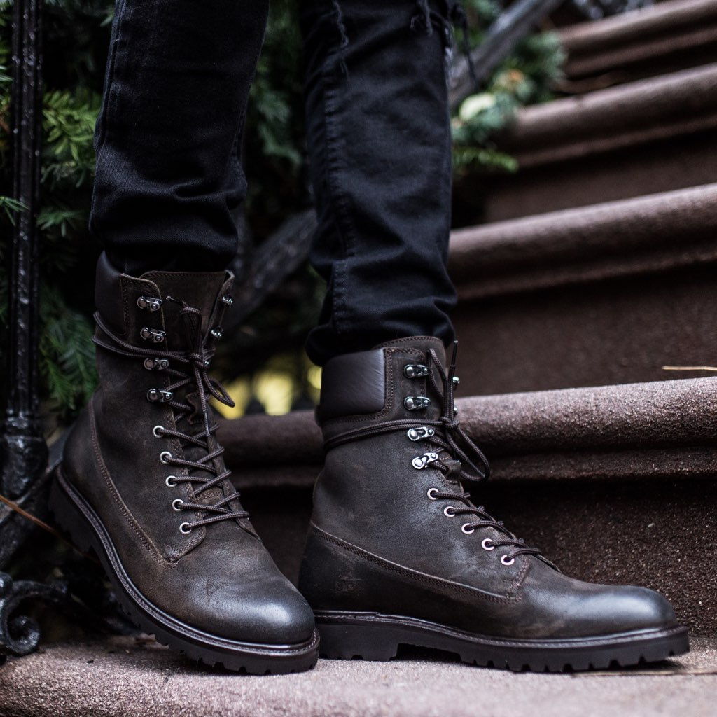 Authentic Goatskin Suede Grain Depth & Pull-Up Patina Texture Detail