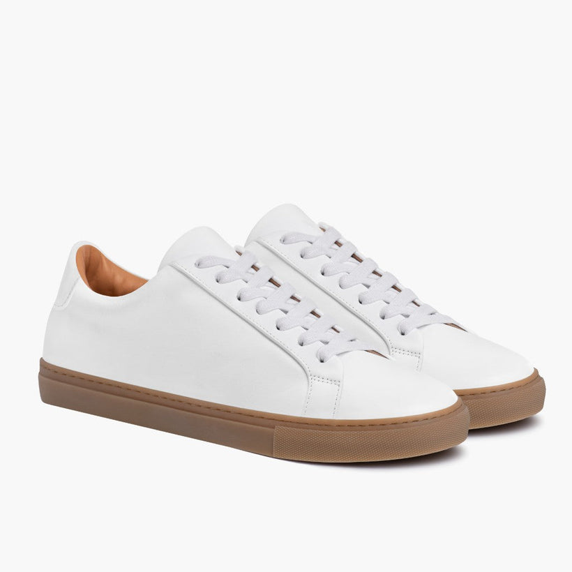 Legacy Bianco Leather Sneakers da Uomo