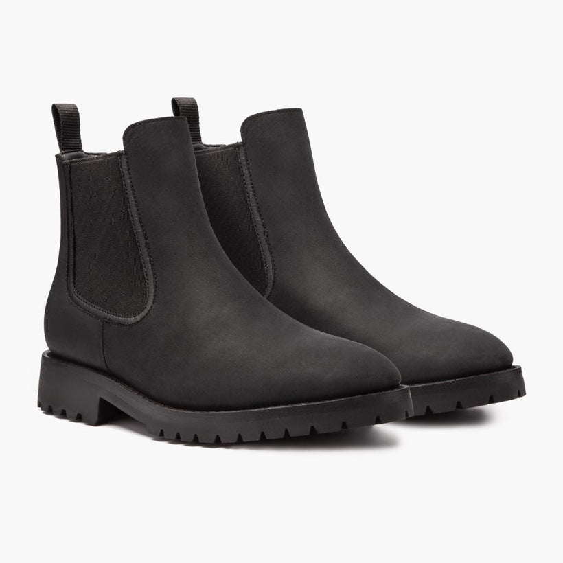 Legend Nero Matte Leather Boots da Uomo