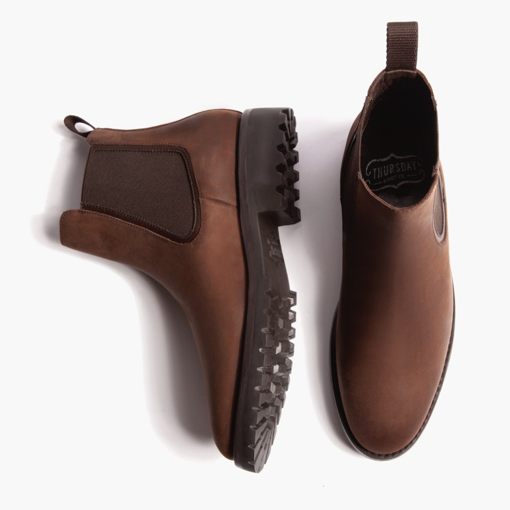 Legend Bourbon Stivali in pelle da Uomo - Contrafforte tallone rinforzato & doppie cuciture di precisione