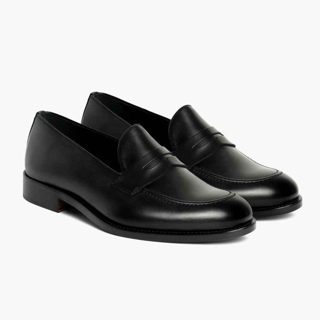 Lincoln Nero Sneakers in pelle da Uomo in vera pelle bovina nera - Vista laterale | Acquista online