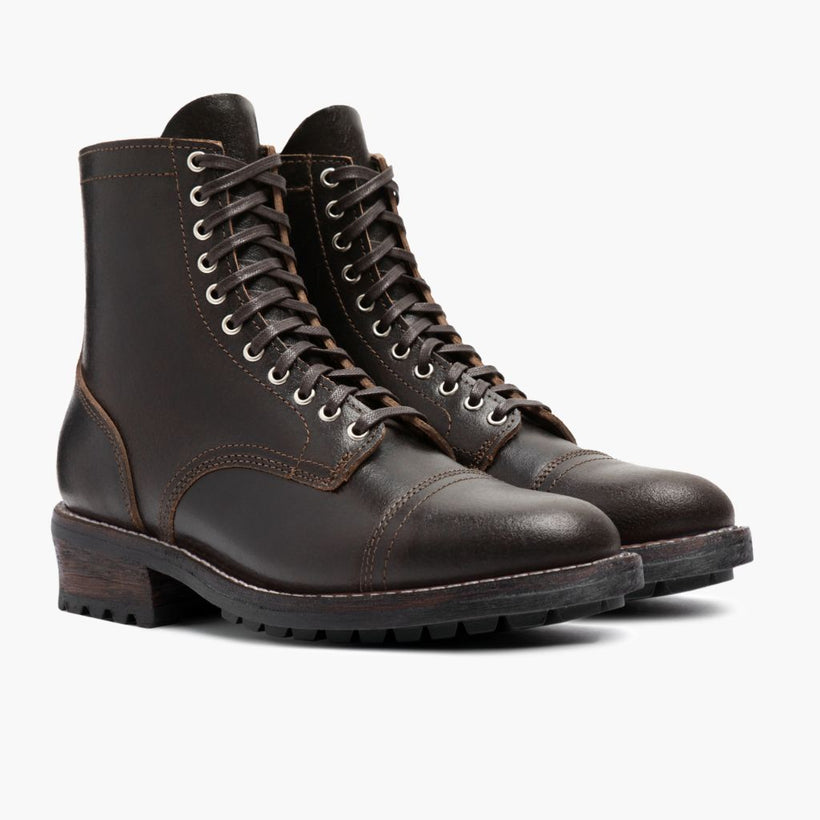 Logger Waxed Cacao Stivali in pelle da Uomo