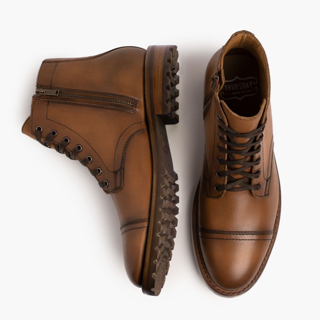 Major Cuero Stivali in pelle da Uomo in Classic Full-Grain Leather - Vista laterale | Acquista online