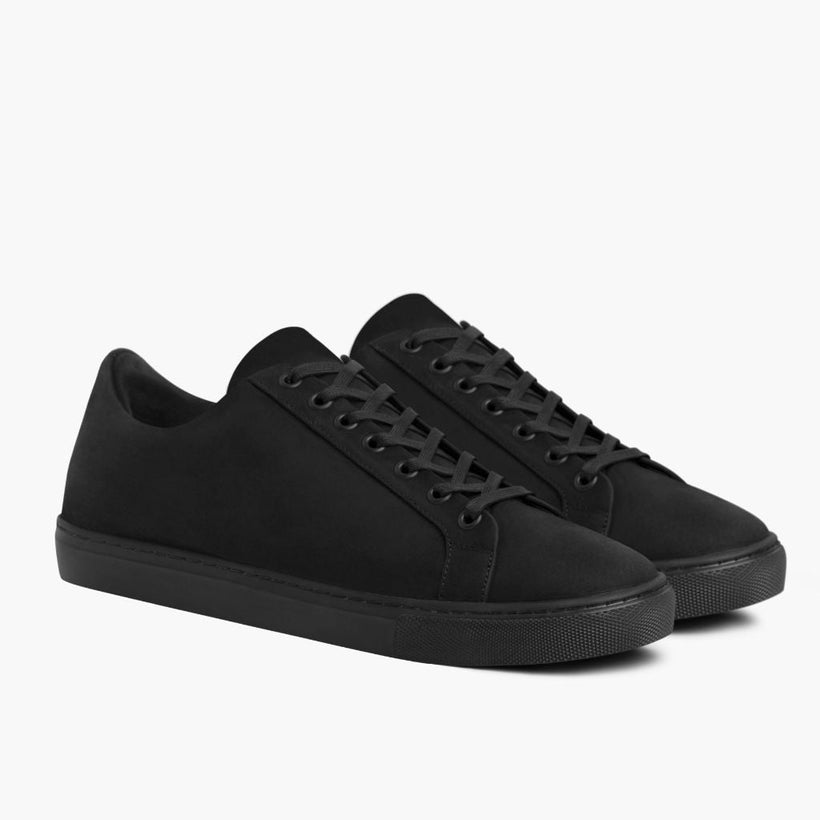 Premier Low Top Nero Matte Leather Sneakers da Uomo