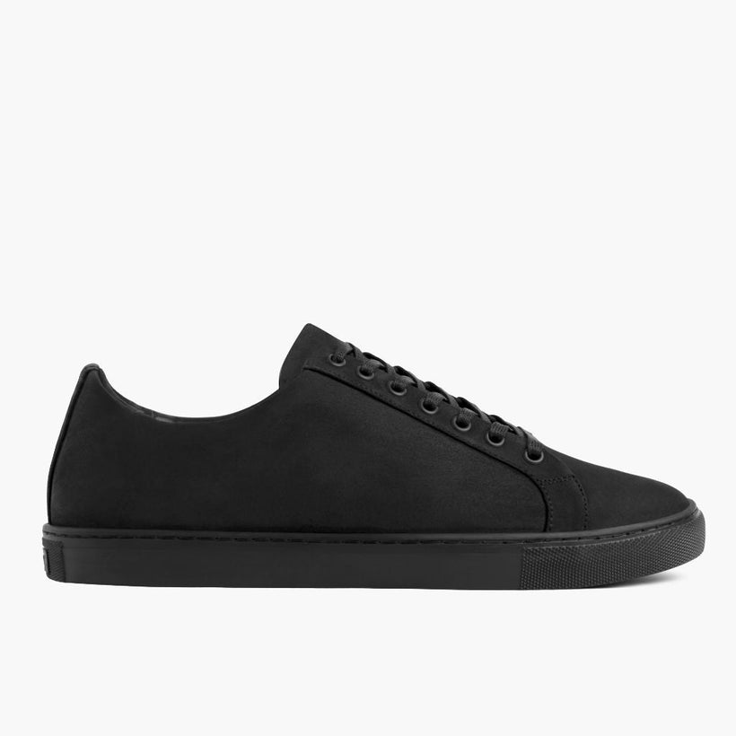 Premier Low Top Nero Matte Leather Sneakers da Uomo