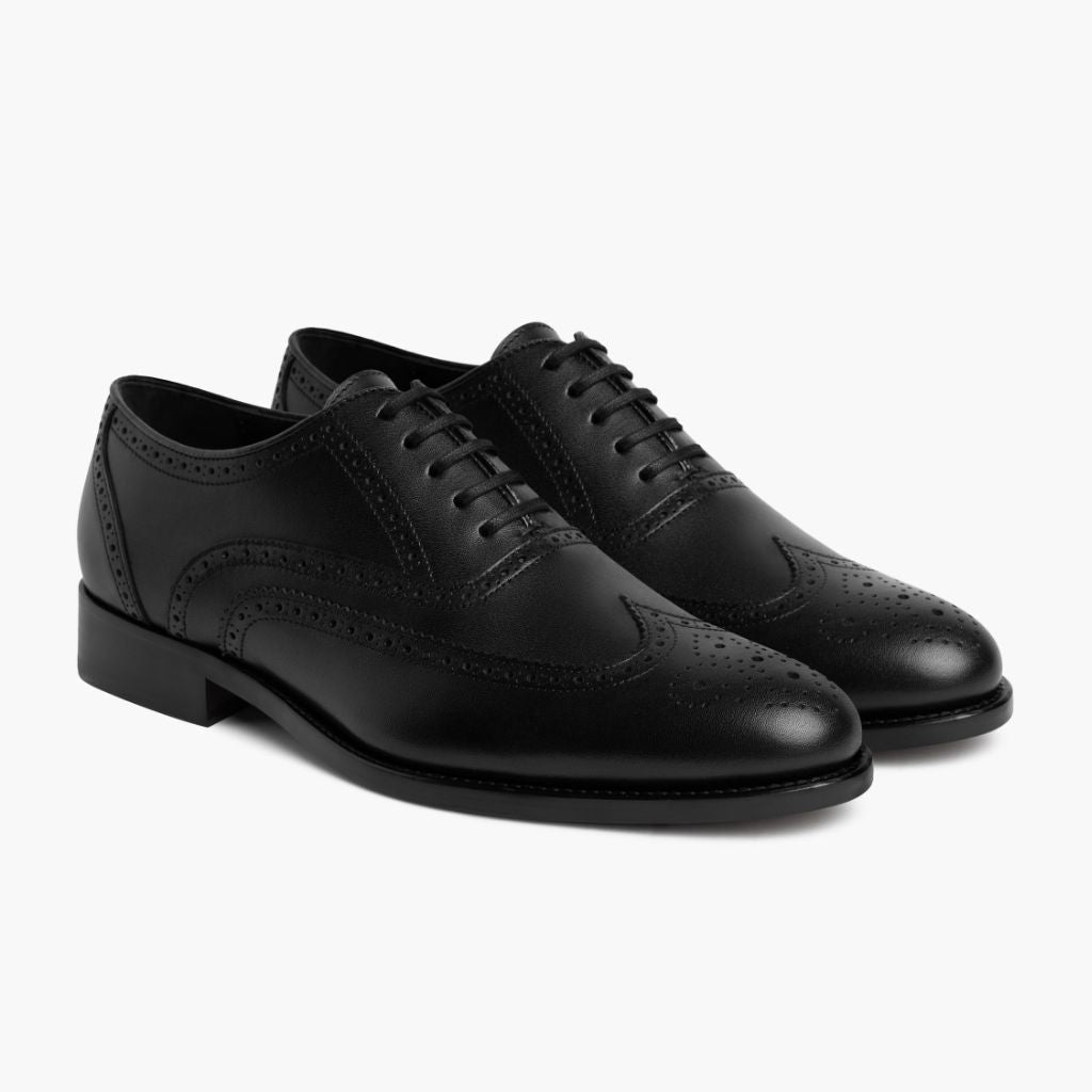 Aviator Nero Mocassini in pelle da Uomo in vera pelle bovina nera - Vista frontale e silhouette sartoriale | Acquista online