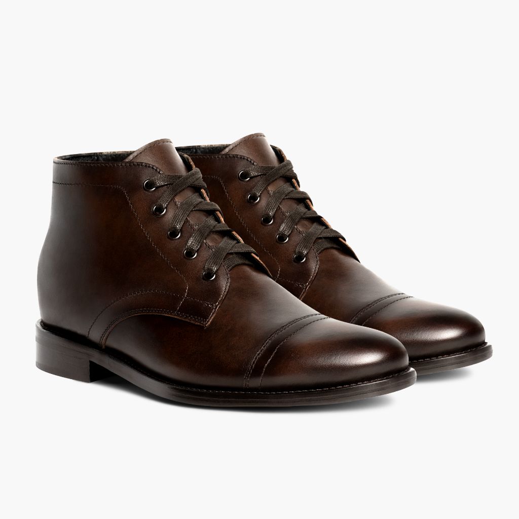 Cadet Mogano Ricco Stivali in pelle da Uomo in Classic Full-Grain Leather - Vista laterale | Acquista online