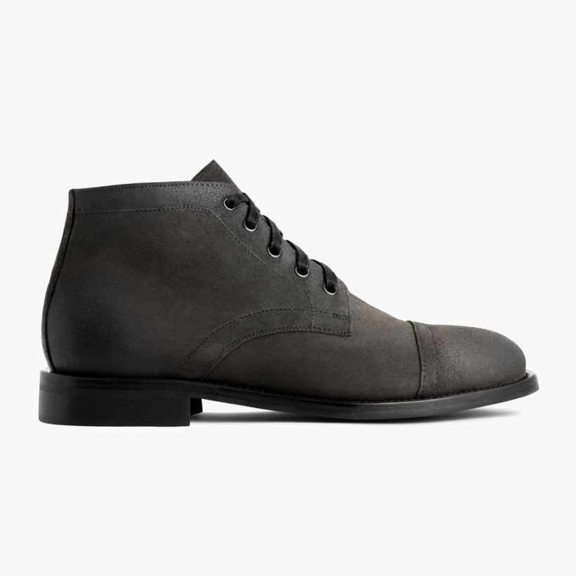 Cadet Shadow Grigio Leather Boots da Uomo