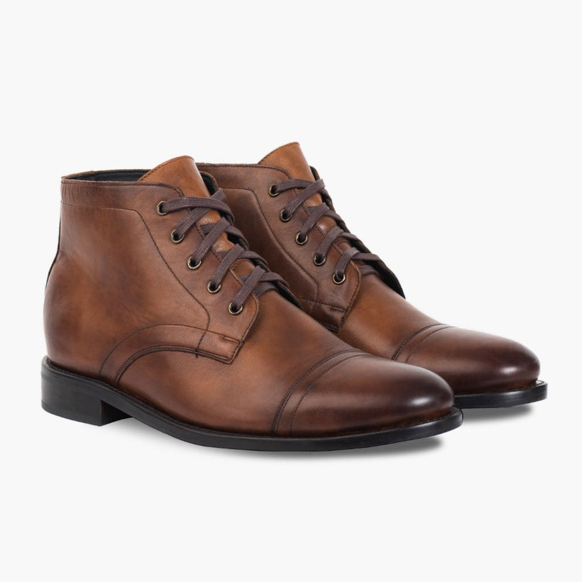 Cadet Walnut Leather Boots da Uomo