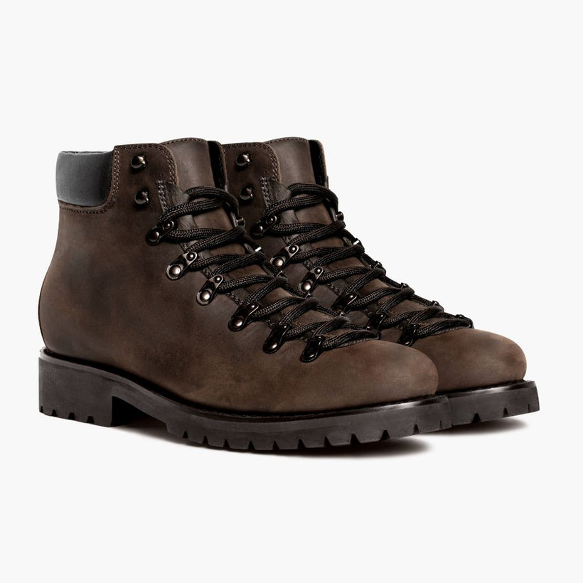 Commander Tobacco Leather Boots da Uomo