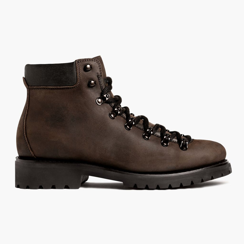 Commander Tobacco Leather Boots da Uomo