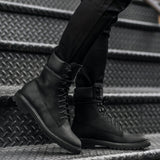 Authentic Full-Grain Leather Grain Depth & Pull-Up Patina Texture Detail