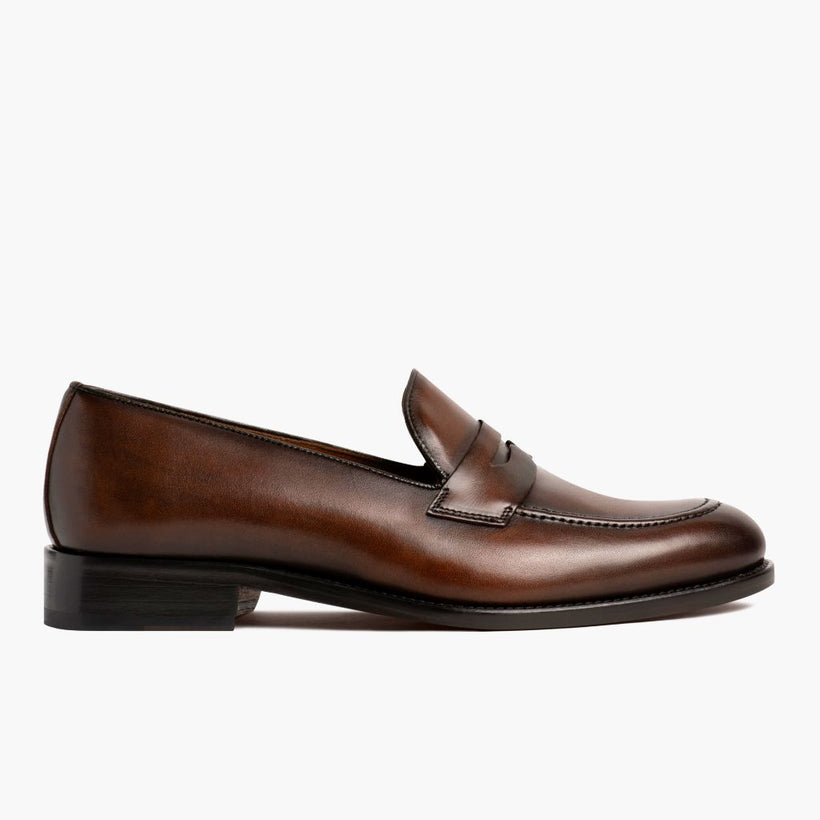 Lincoln Rich Mahogany Leather Sneakers da Uomo