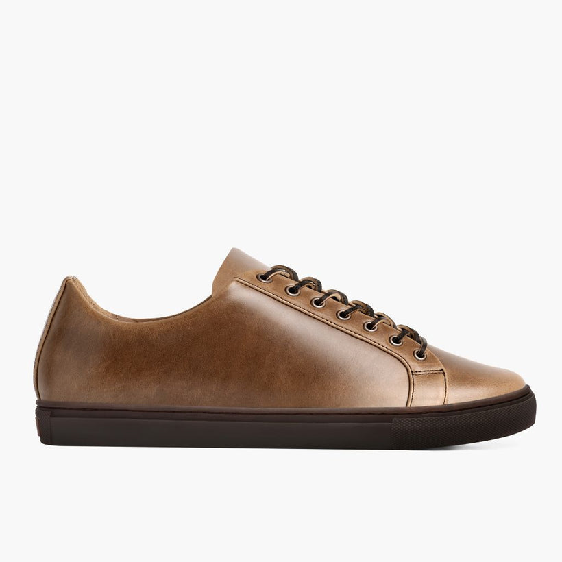 Premier Low Top Natural Leather Sneakers da Uomo