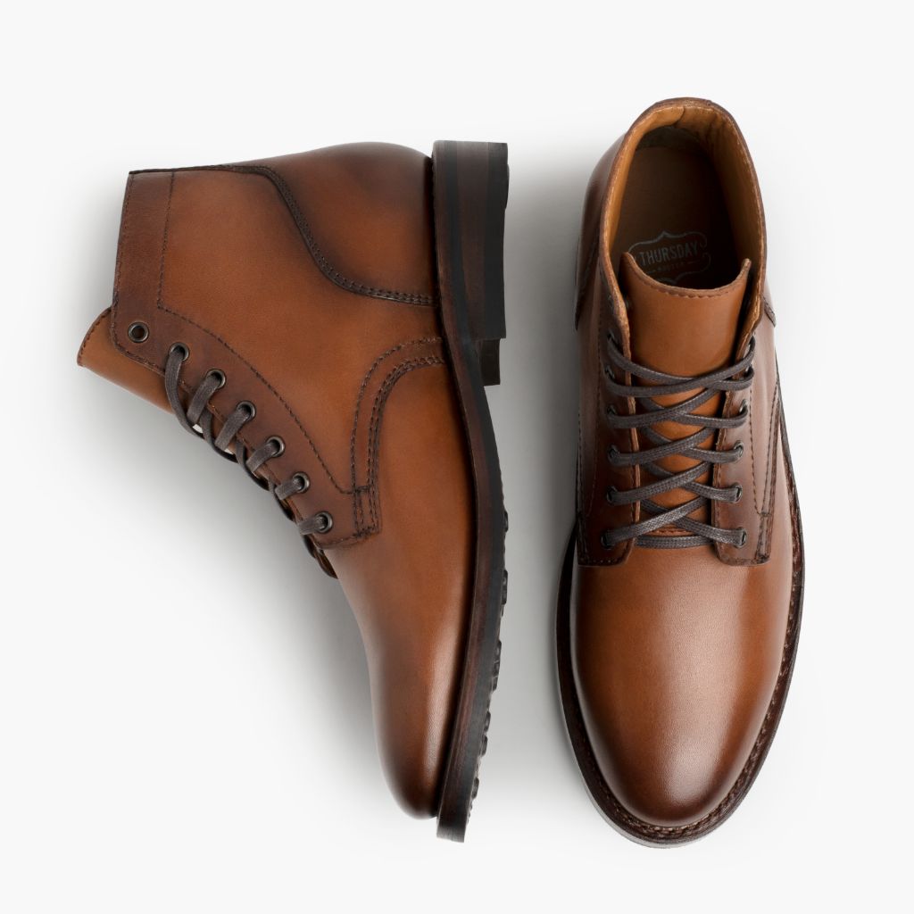 President Brandy Stivali in pelle da Uomo For Men - Contrafforte tallone rinforzato & doppie cuciture di precisione