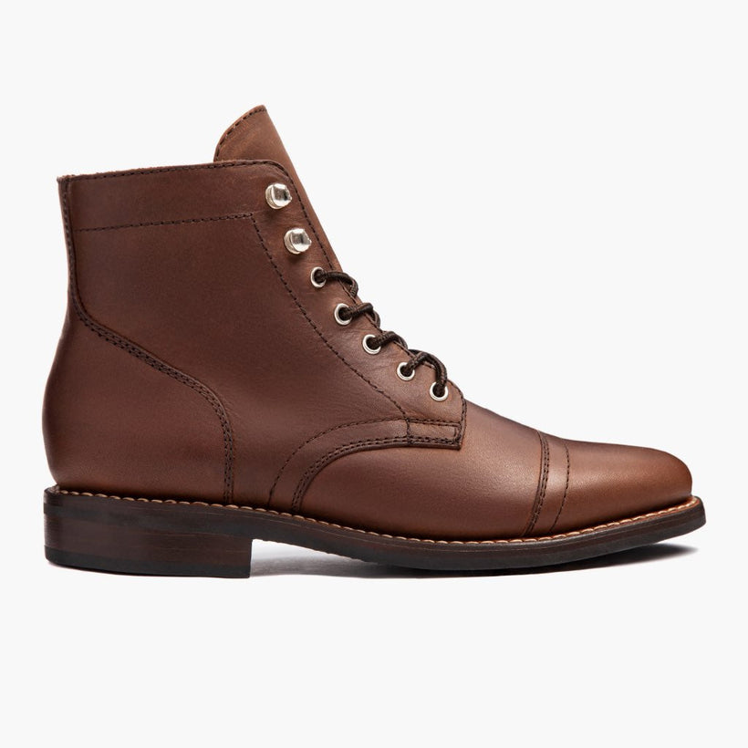 Captain Whiskey Leather Boots da Donna
