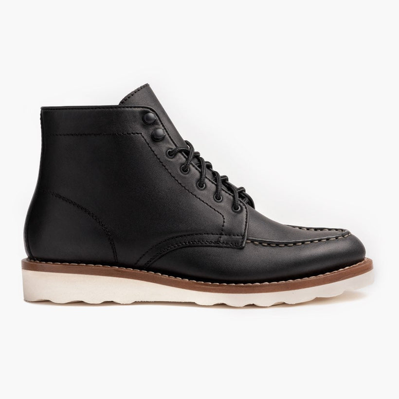 Diplomat Nero Leather Boots da Donna