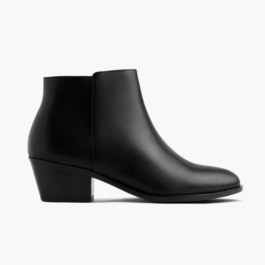 Downtown Nero Stivali in pelle da Donna in vera pelle bovina nera - Vista laterale | Acquista online