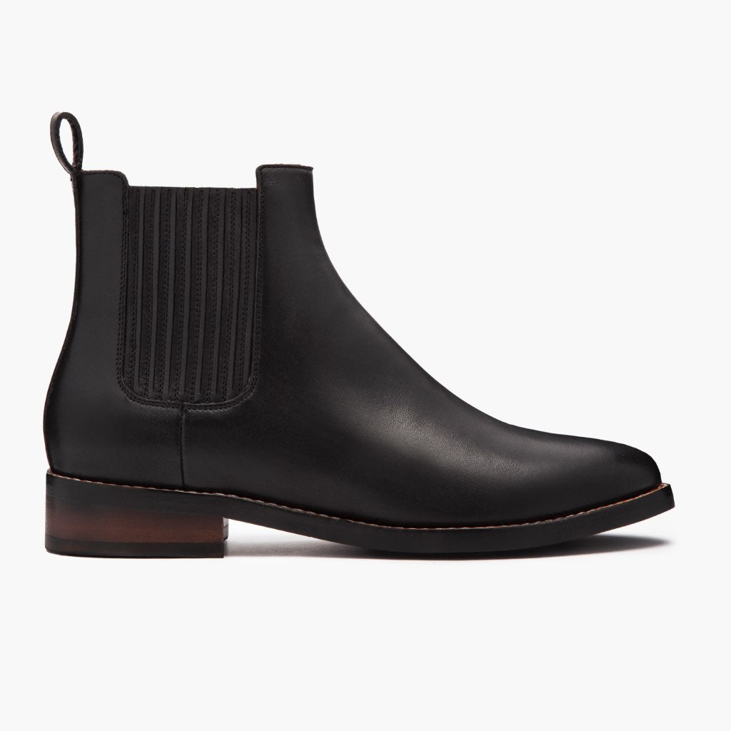Dreamer Nero Stivali in pelle da Donna in vera pelle bovina nera - Vista laterale | Acquista online