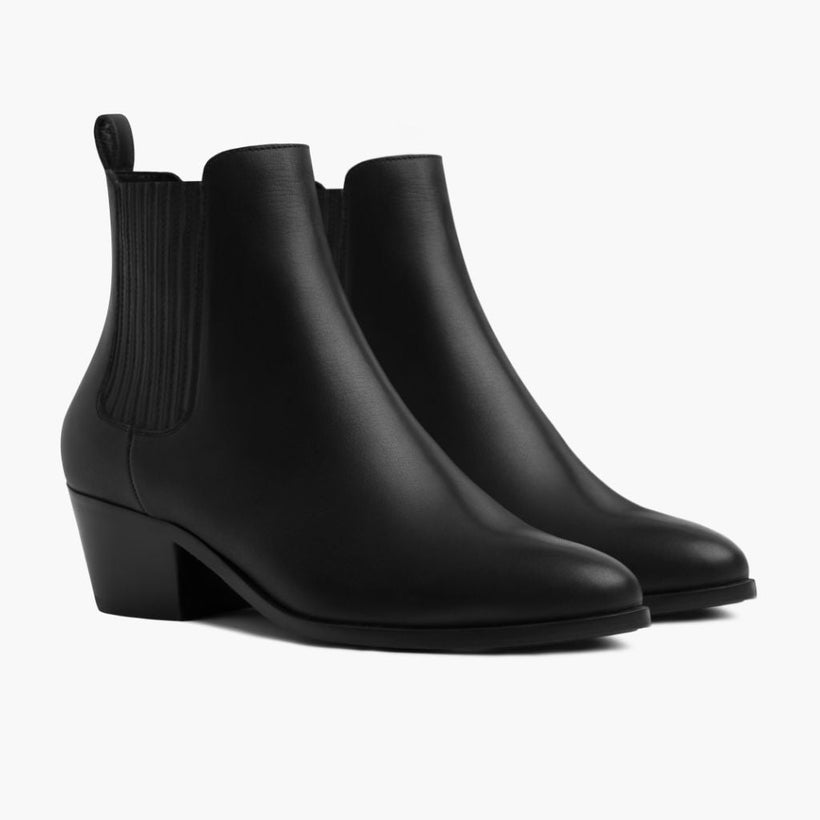 Dreamer Bootie Nero Leather Boots da Donna