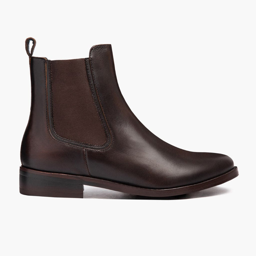 Duchess Nero Coffee Leather Boots da Donna