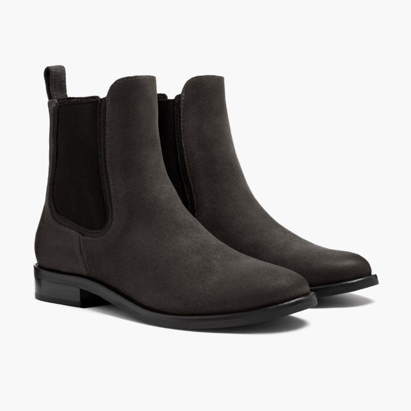 Duchess Shadow Grigio Leather Boots da Donna