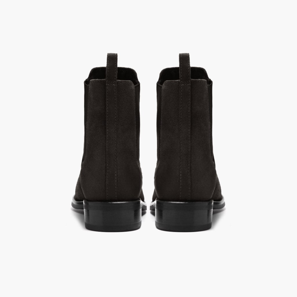 Duchess Grigio Ombra Stivali in pelle da Donna - Contrafforte tallone rinforzato & doppie cuciture di precisione