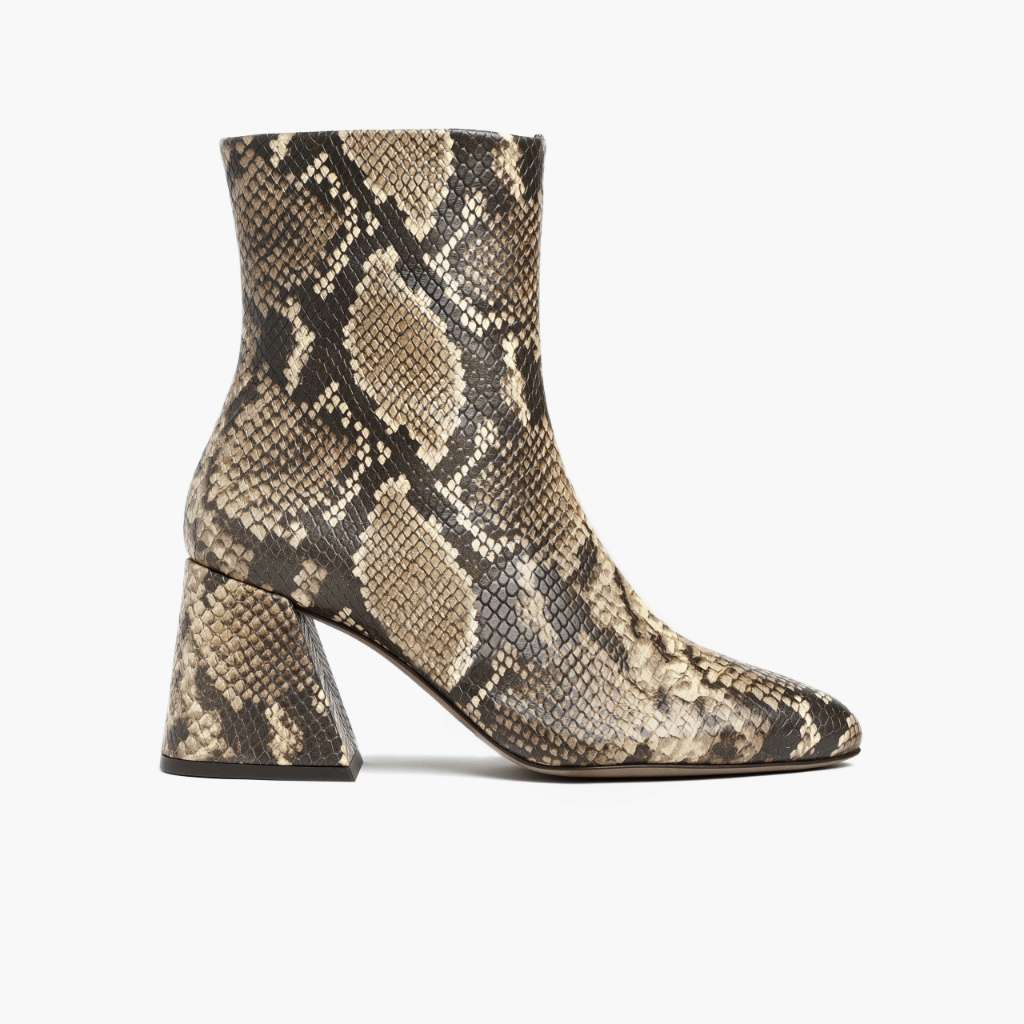 Heartbreaker Snake Print Stivali in pelle da Donna in Classic Full-Grain Leather - Vista laterale | Acquista online