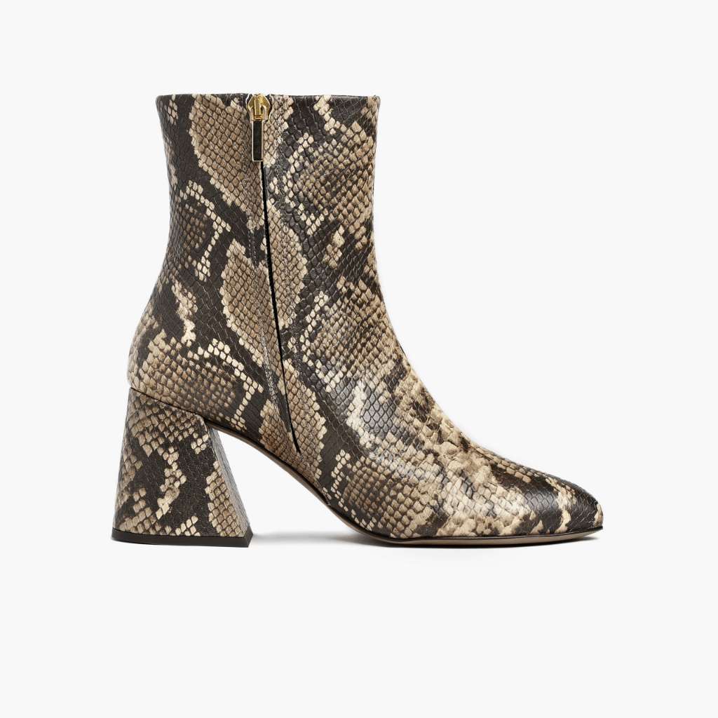 Heartbreaker Snake Print Stivali in pelle da Donna - Contrafforte tallone rinforzato & doppie cuciture di precisione