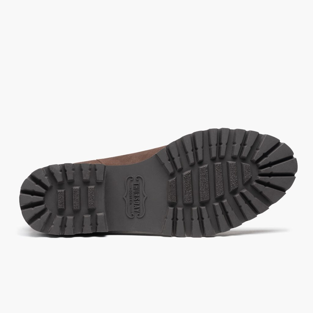 High-Traction Rubber Outsole & Lug Tread Pattern on Legend Truffle Stivali in pelle da Donna